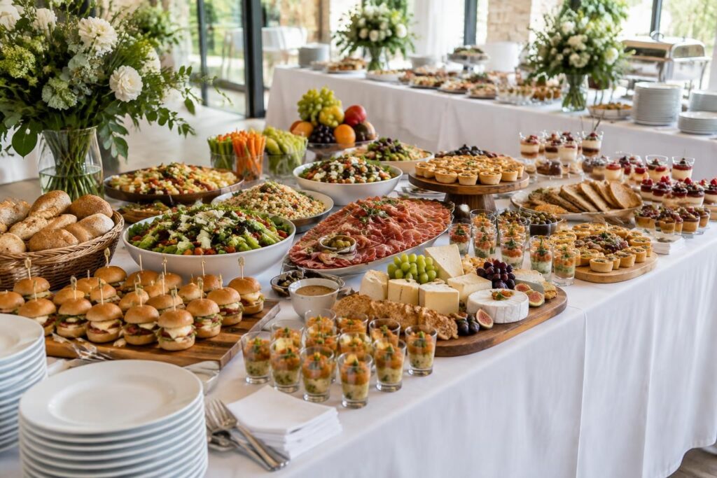 organisez un buffet froid de 20 à 100 personnes : quantités à prévoir, recettes faciles et conseils pratiques pour réussir votre réception sans stress.