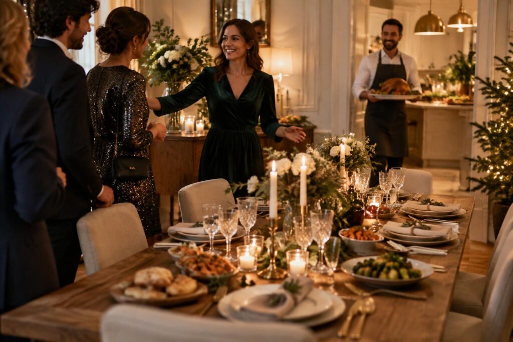 découvrez tous nos conseils pour recevoir à la maison et réussir un repas de fête, du choix du menu à la décoration, en toute sérénité.