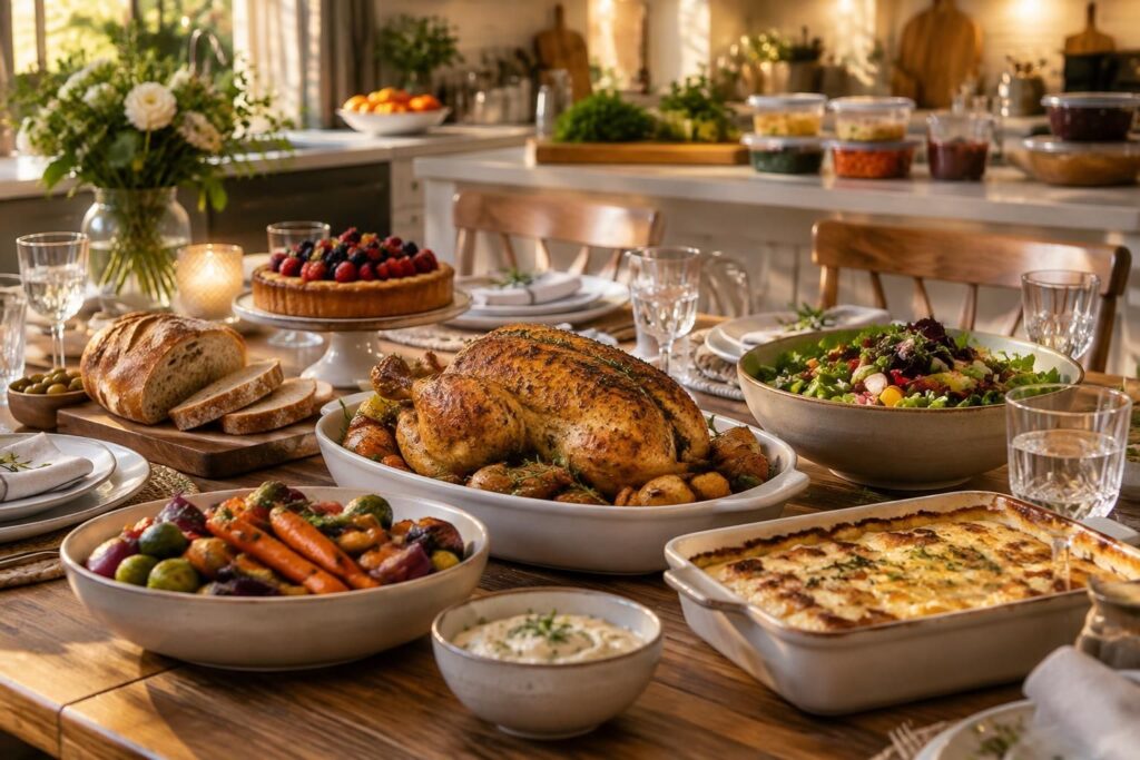 découvrez comment préparer à l’avance un repas complet pour recevoir sans stress : menu, organisation et astuces de batch cooking pour profiter pleinement de vos invités.