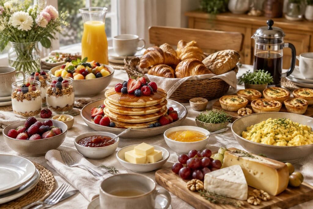 découvrez des idées de buffet sucré-salé pour un brunch convivial : recettes gourmandes, boissons et astuces pour recevoir sans stress.